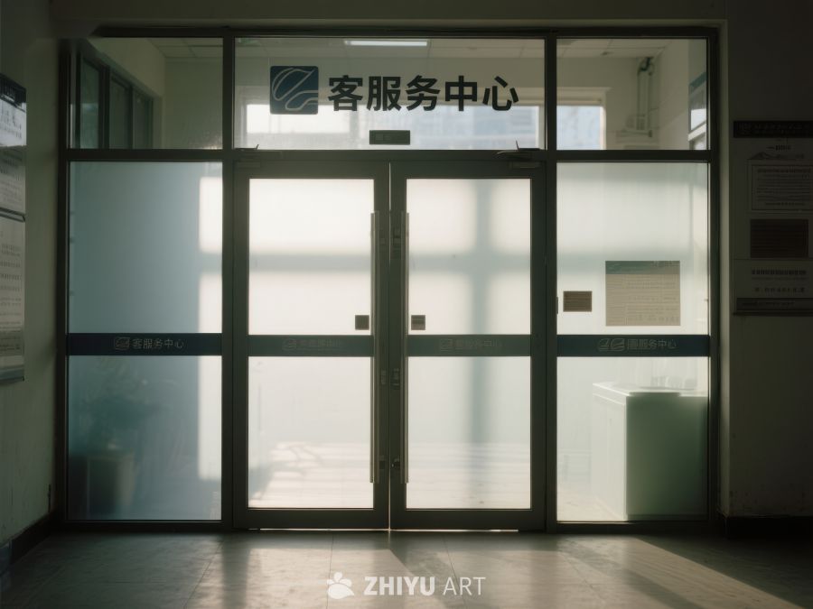 客服务中心玻璃门入口 239
