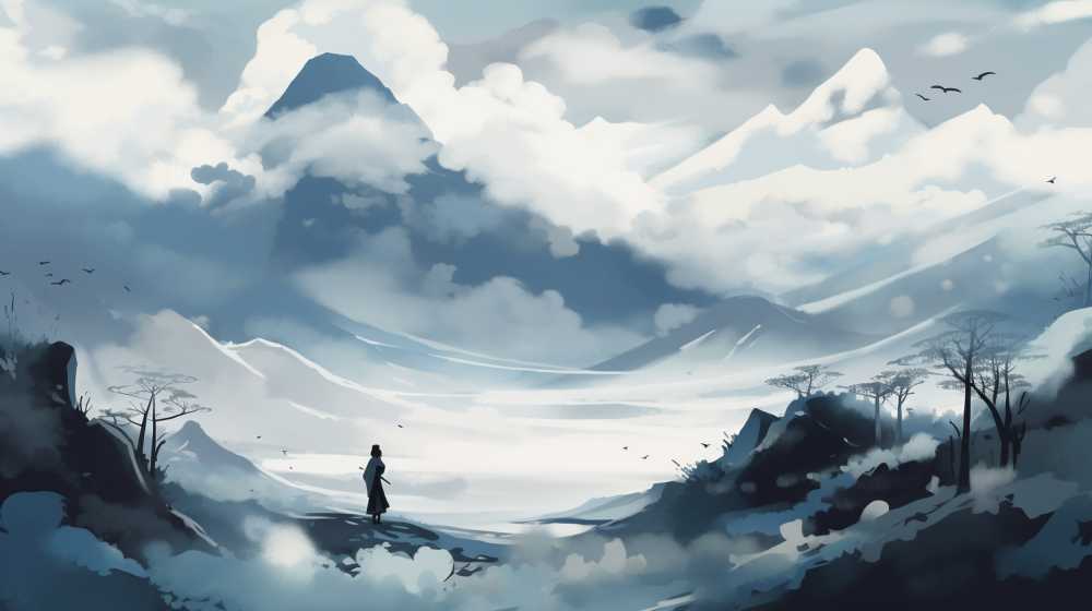唯美意境山水画22