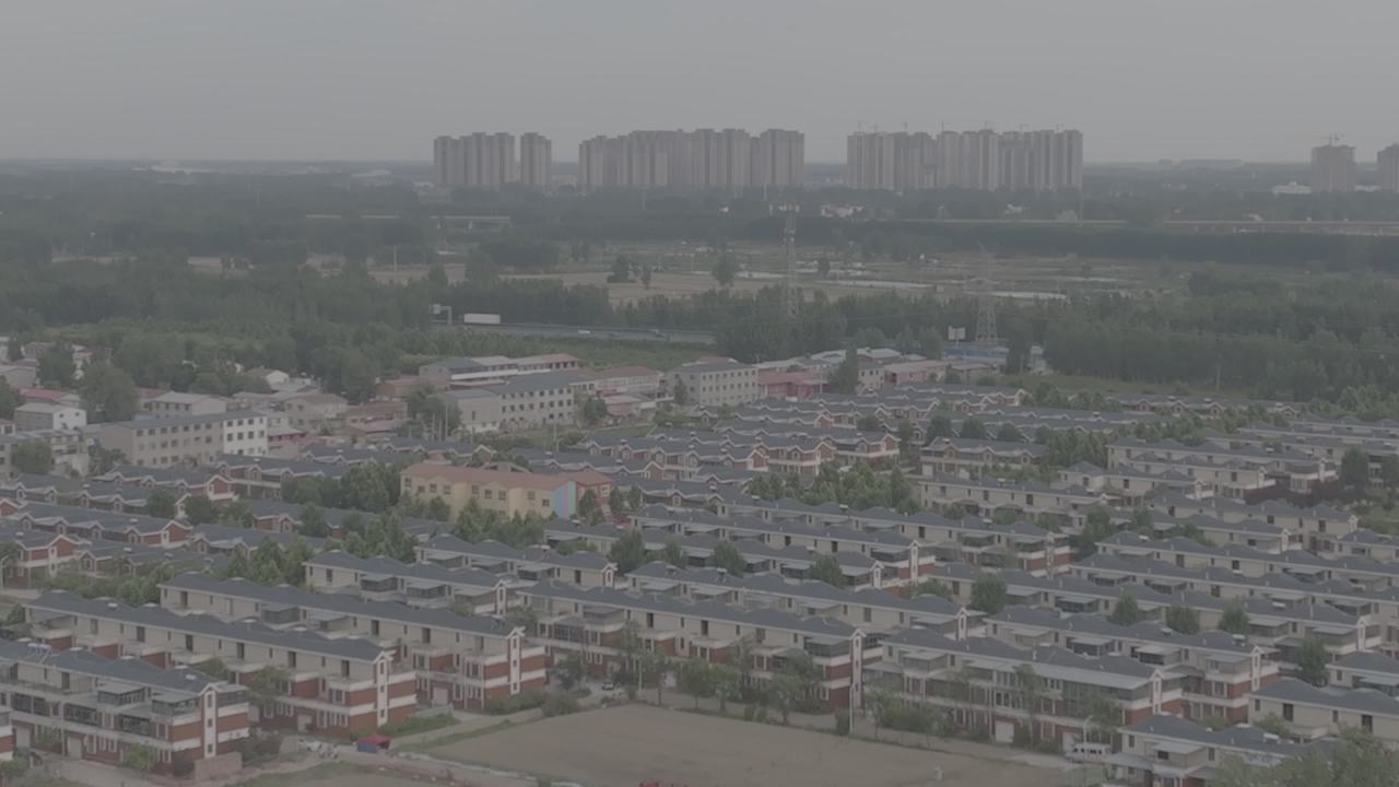 城市住宅区全景