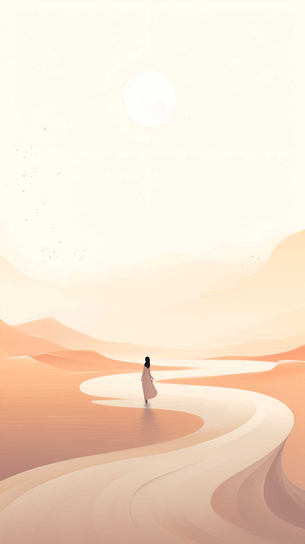 唯美浅白色背景图