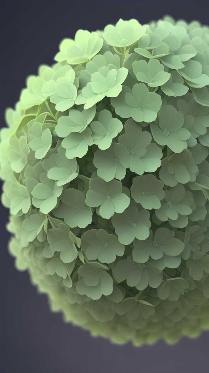小绿绣球高清