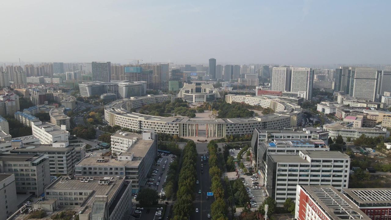 航拍济南齐鲁软件园