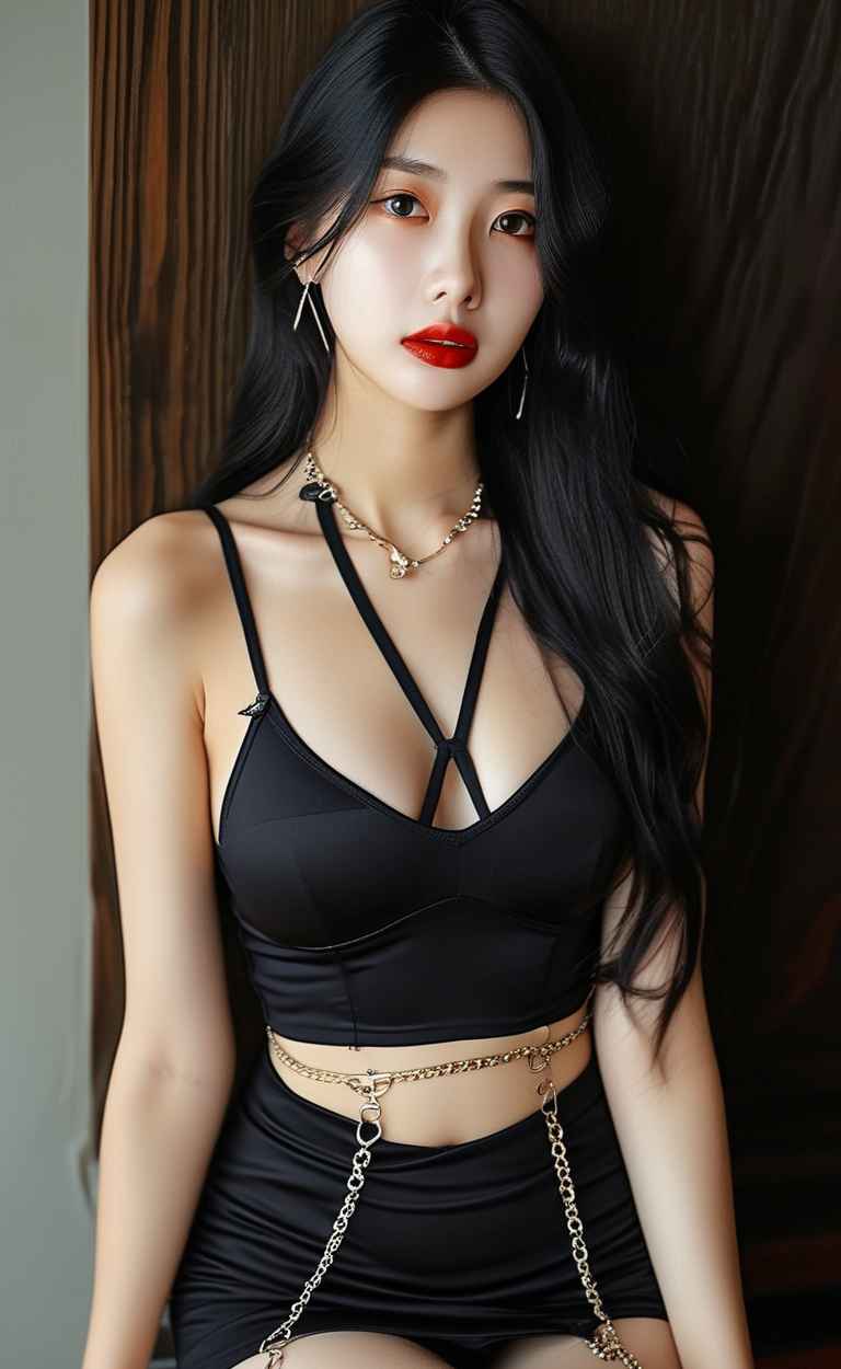 黑色美女性感特写 22