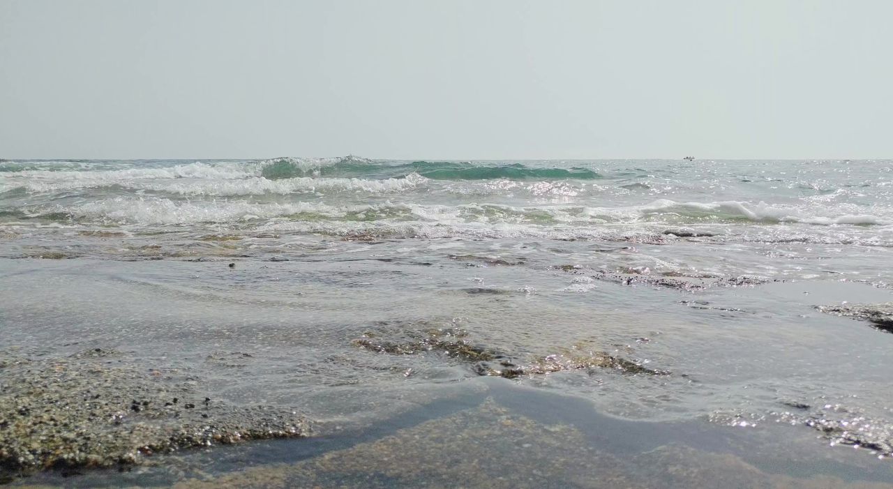 波海滩海洋水景观