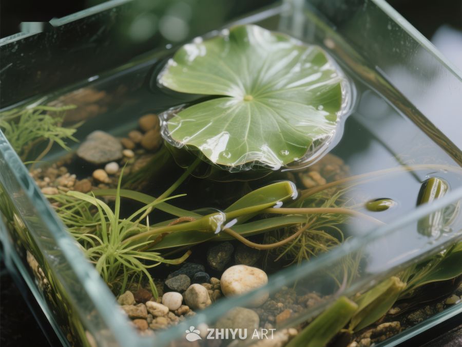 水生植物生态缸 378