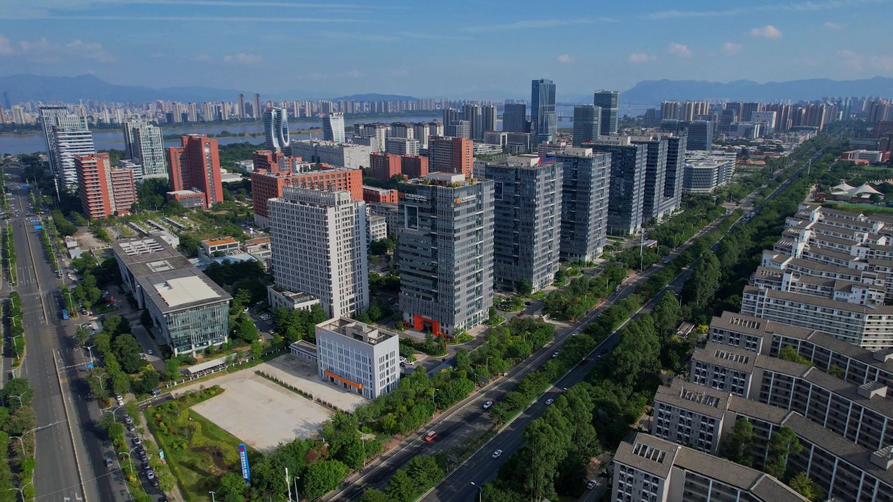 航拍福州高新技术产业开发区