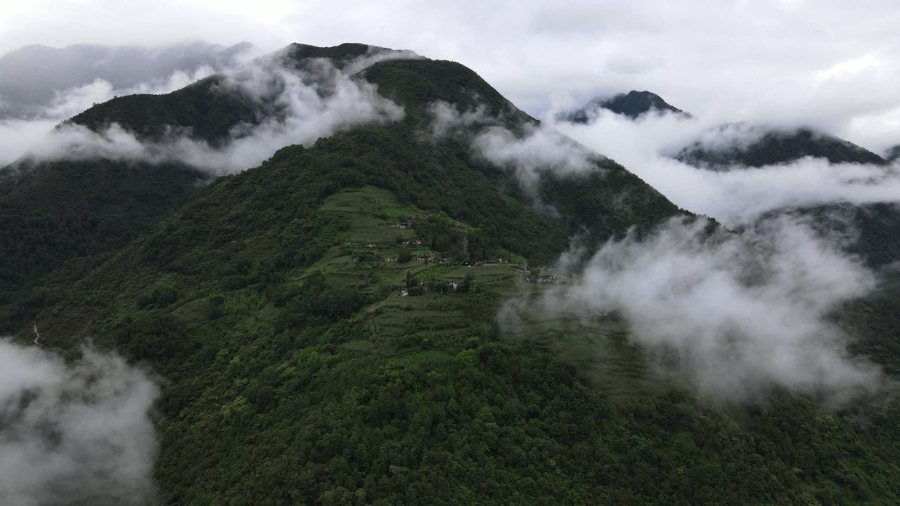 海螺沟国家冰川公园航拍 11