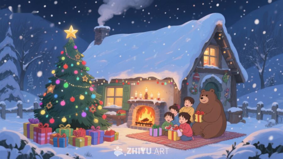 雪夜温馨圣诞夜 434