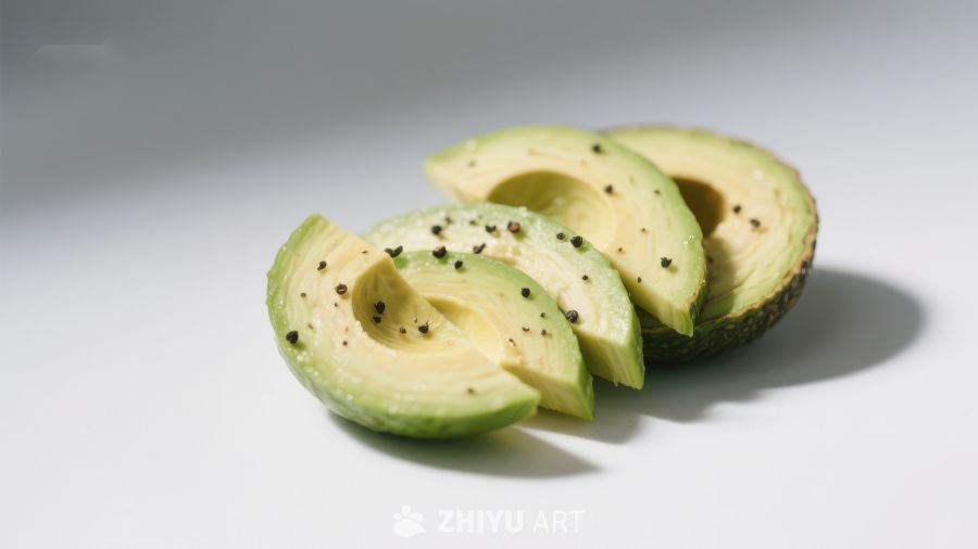新鲜切片牛油果