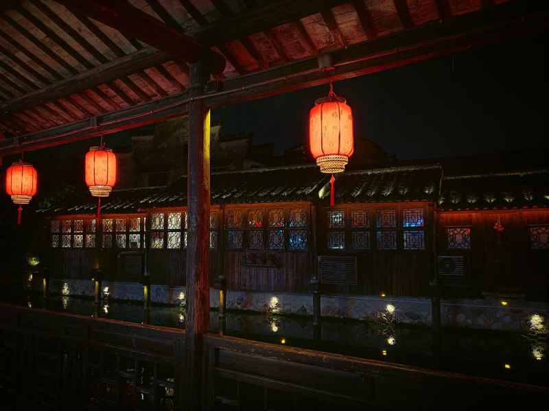 古镇夜色 水乡人家 3