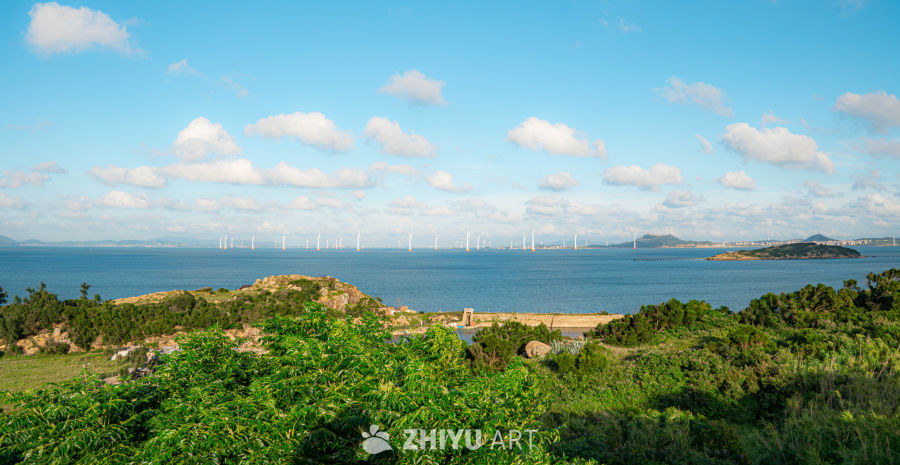 海上风电与绿岛