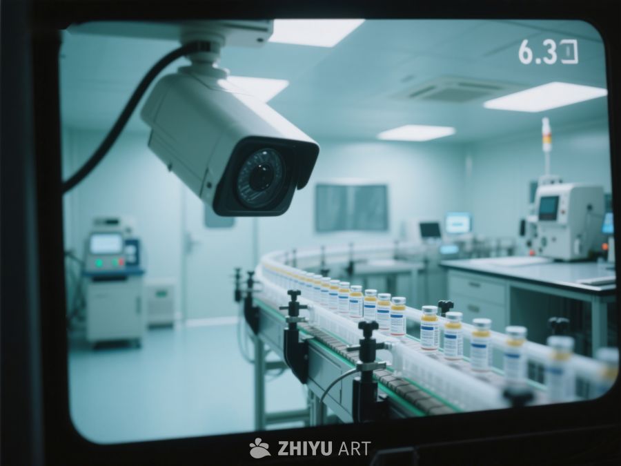 监控镜头下的药品生产线 143