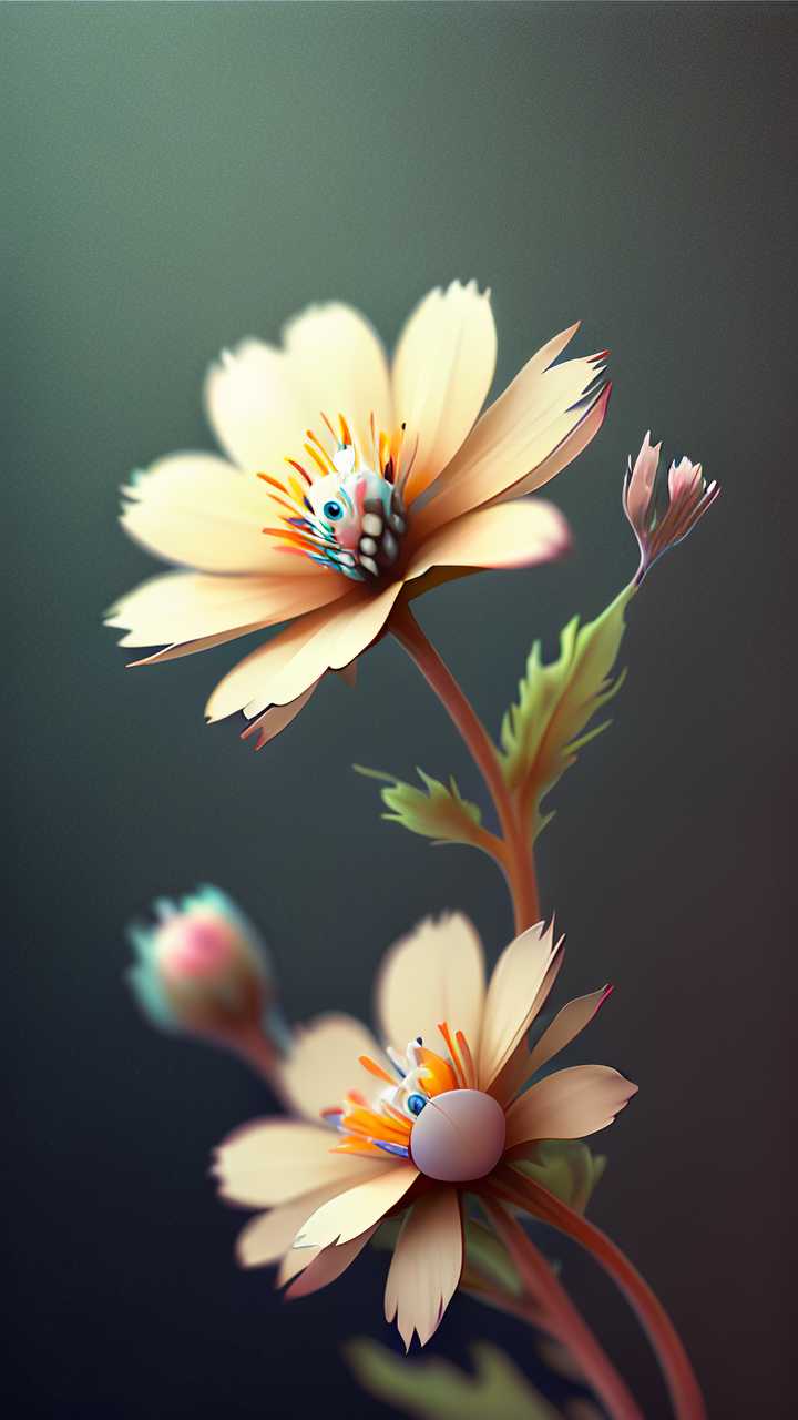 创意的花