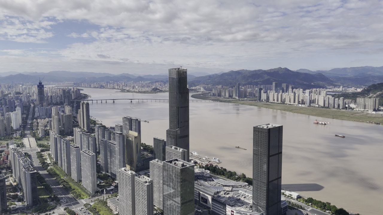 温州晴天城市航拍 14