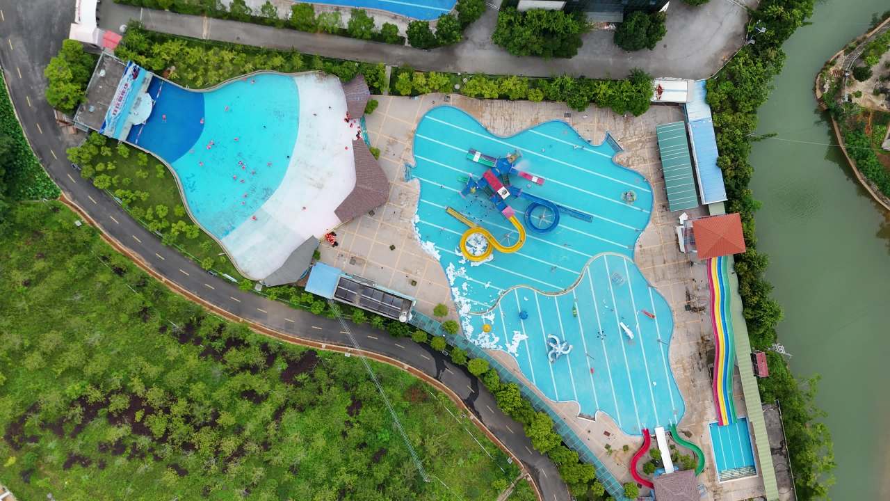 水上乐园俯瞰全景