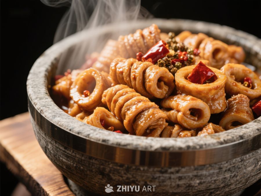 热腾腾的麻辣小吃 826