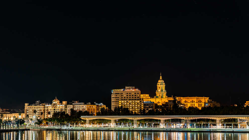Malaga-马拉加。夜