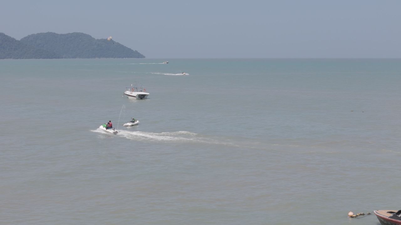 海上摩托艇疾驰