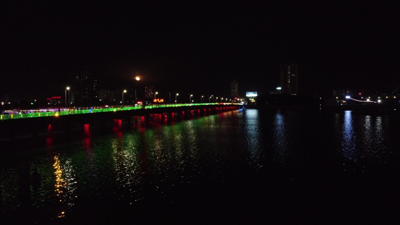 南阳卧龙大桥夜景