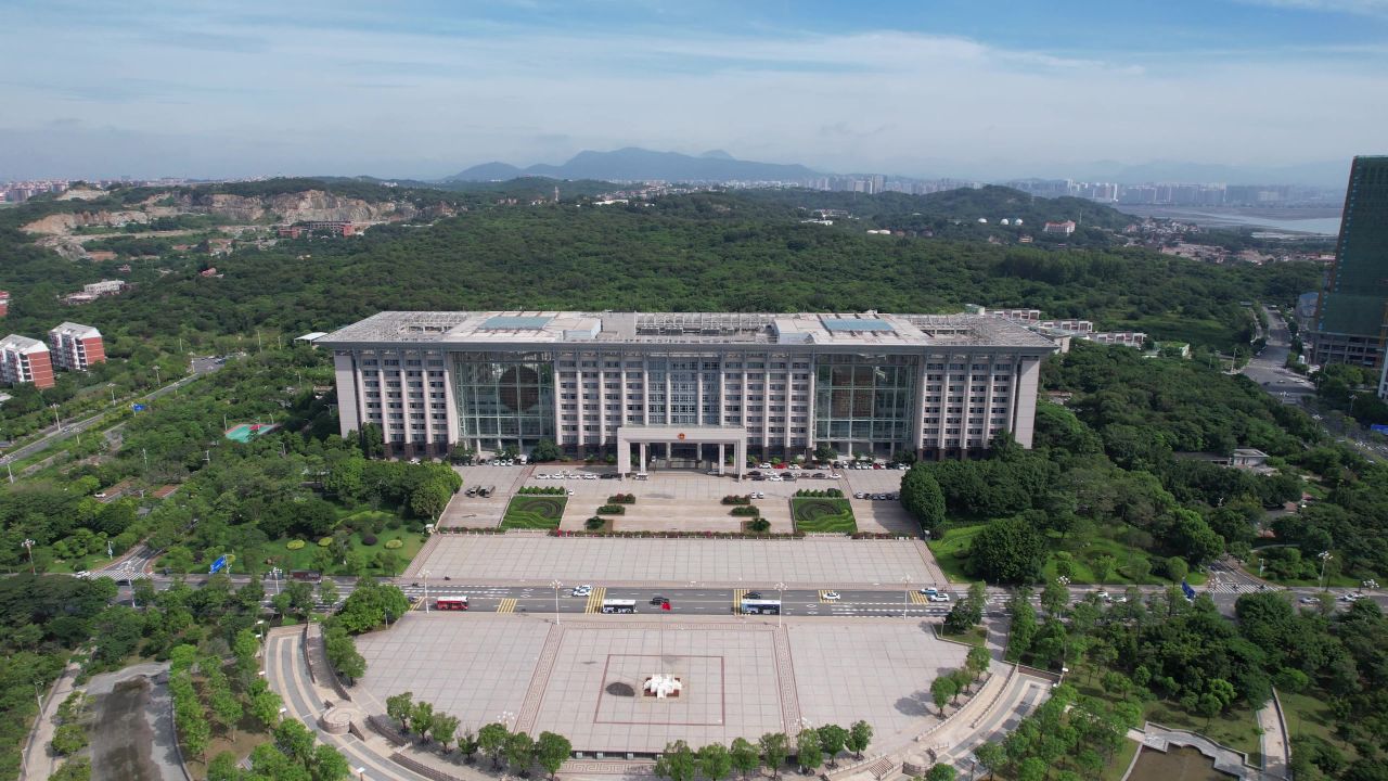 福建泉州城市风光地标建筑航拍