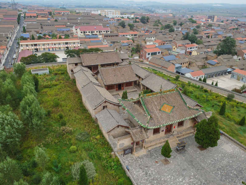 航拍山西晋城古建风光 27