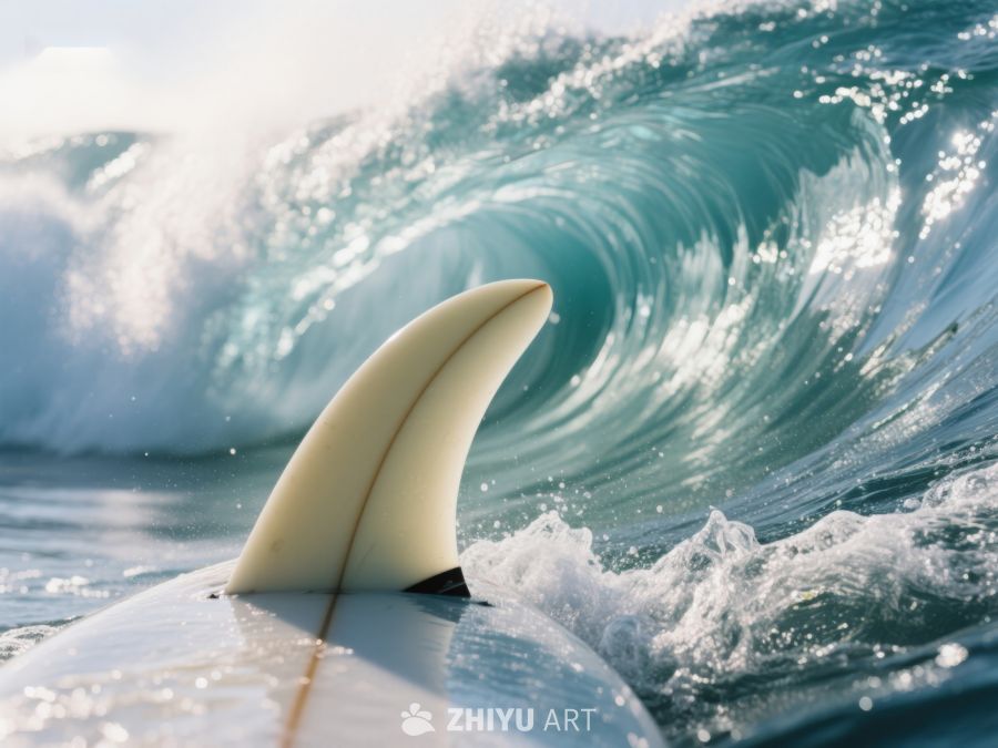 冲浪板尖端破浪瞬间 38