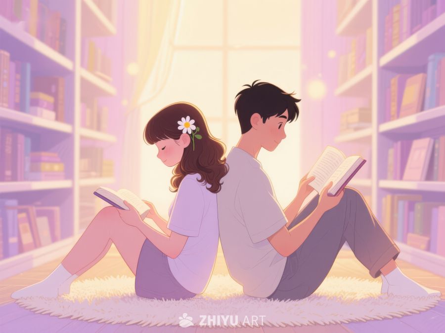 图书馆里的阅读时光 679