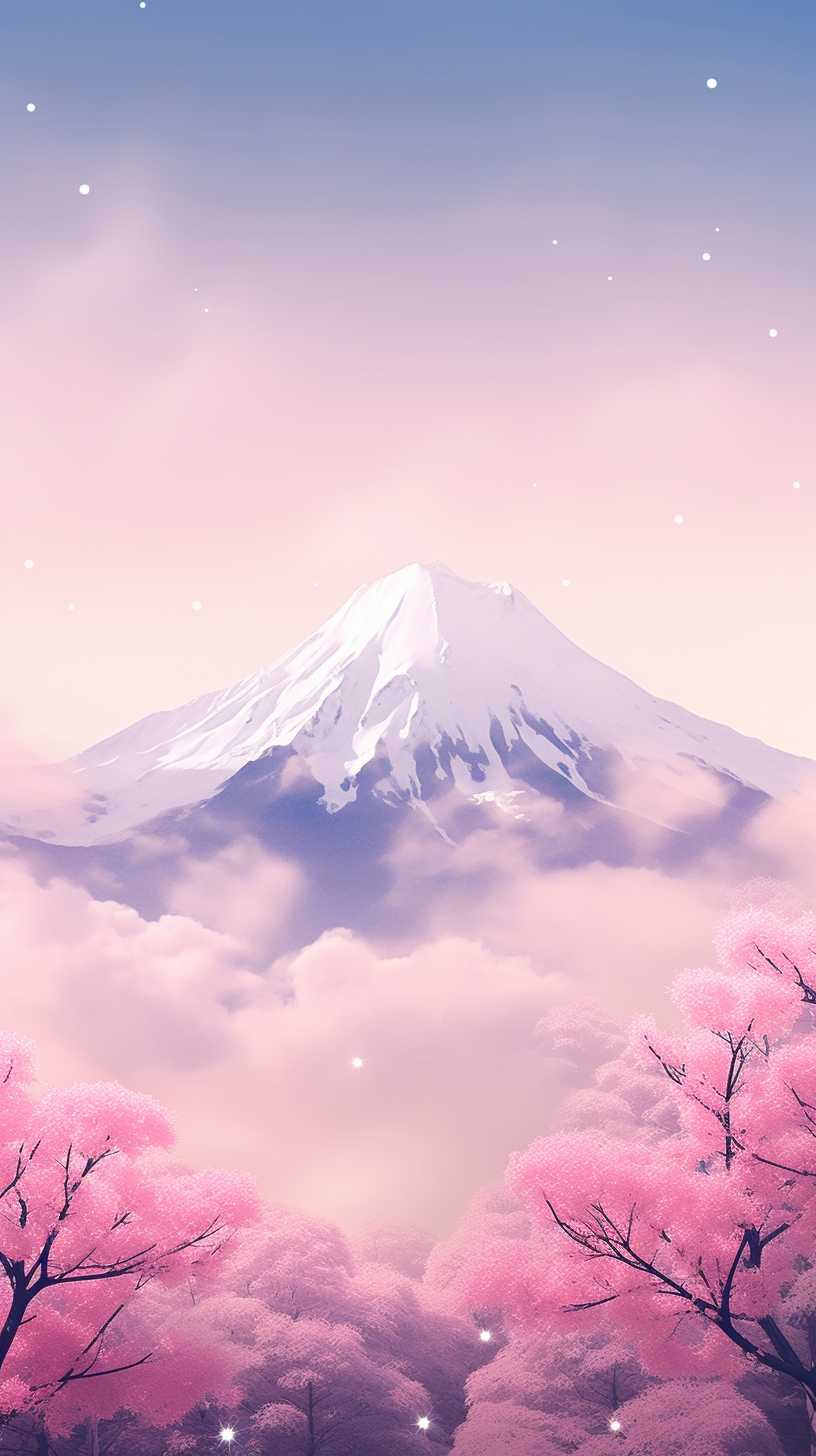粉色艺术背景