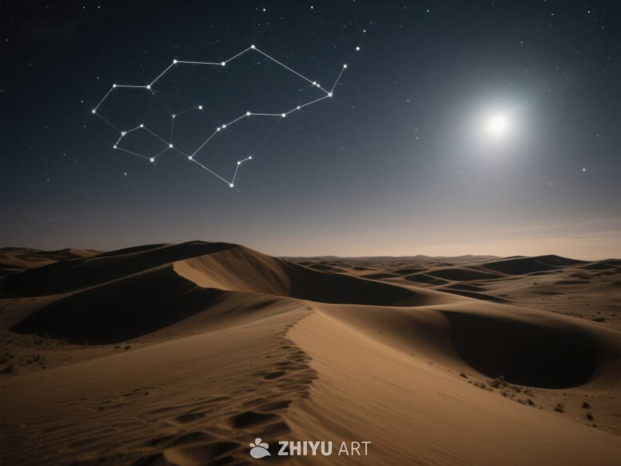 沙漠夜空下的星座 104