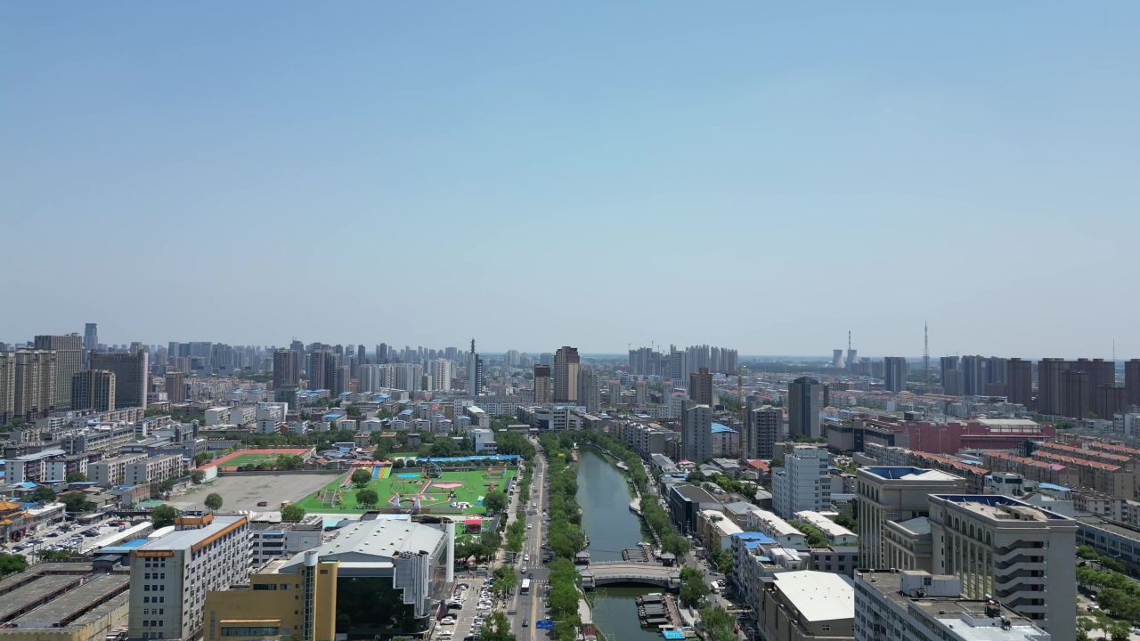 航拍许昌风光许昌建设