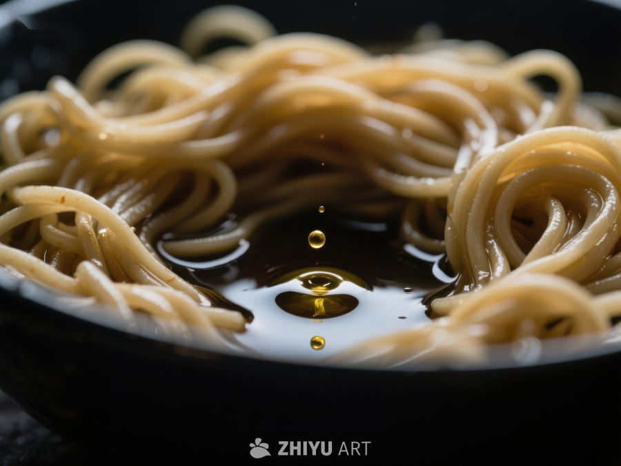 油滴落入面条的瞬间 1753
