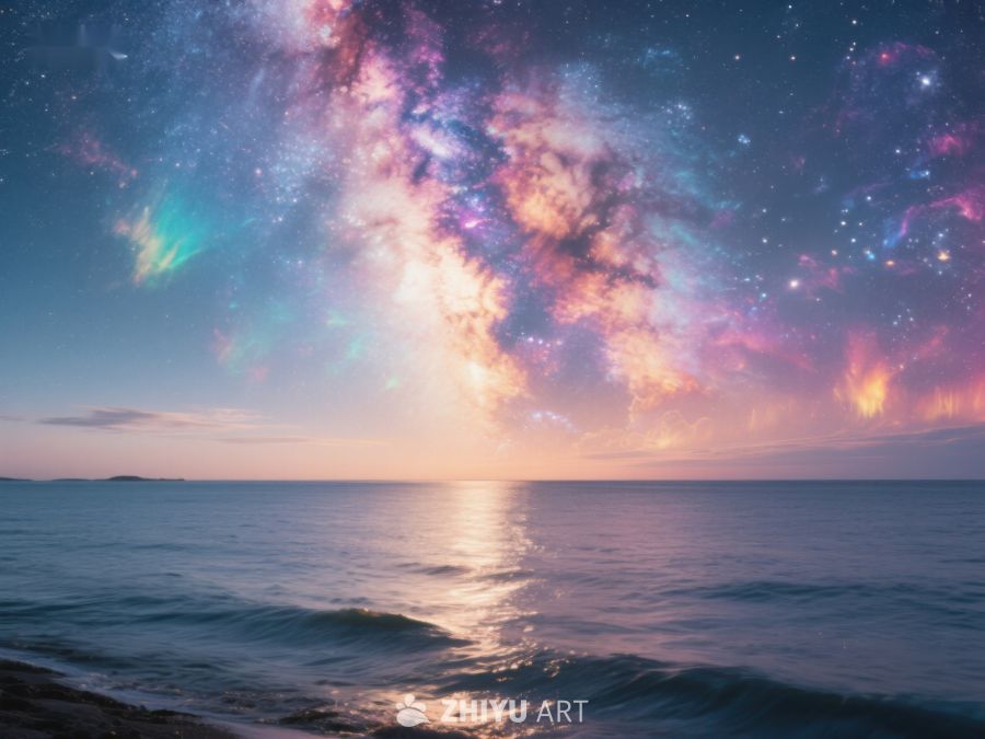 星空下的海洋夜景 187