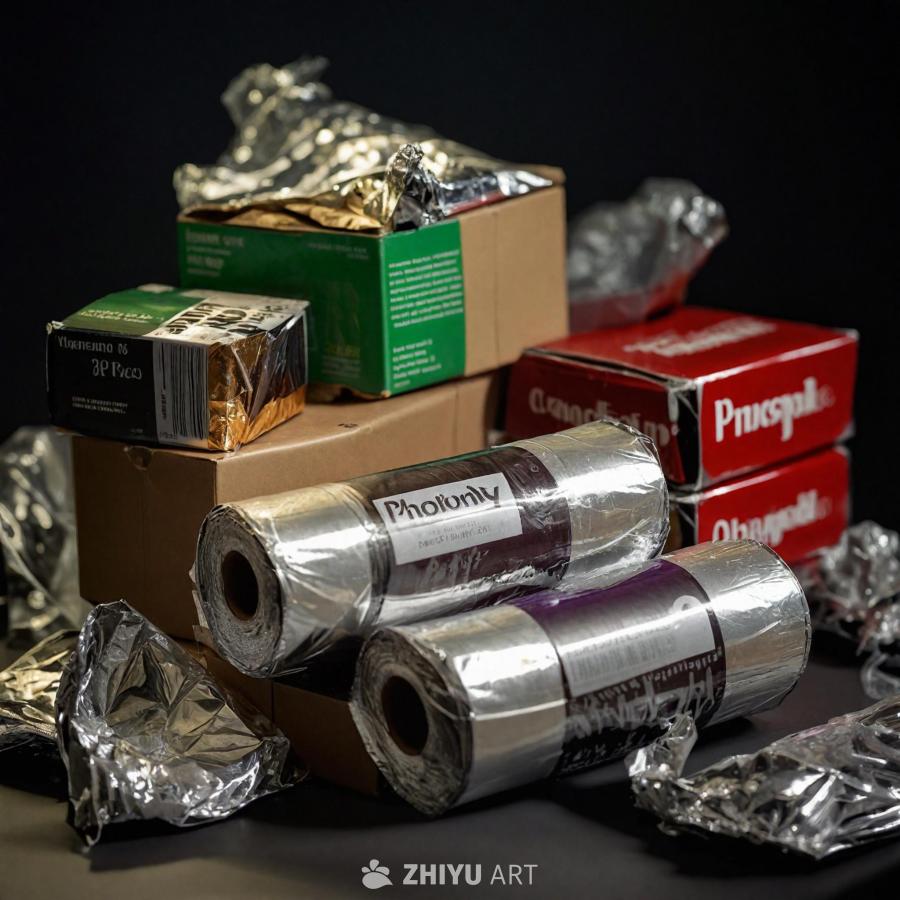 一些胶卷盒堆叠在一起，左侧、中间和右侧各有一个。一