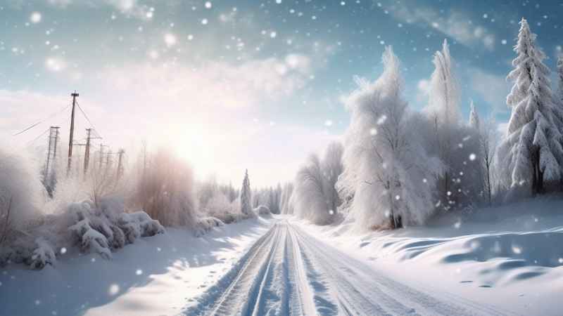 美丽冬季雪景 73