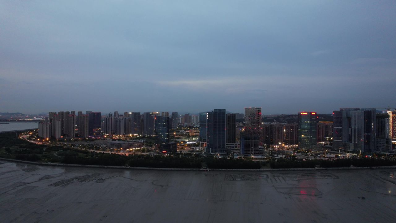 福建泉州城市风光地标建筑航拍