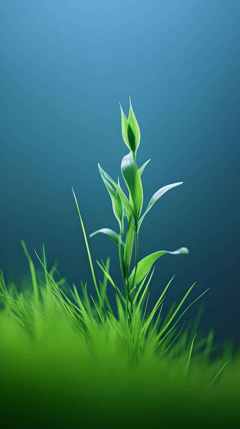 唯美绿植自然清新小草 15
