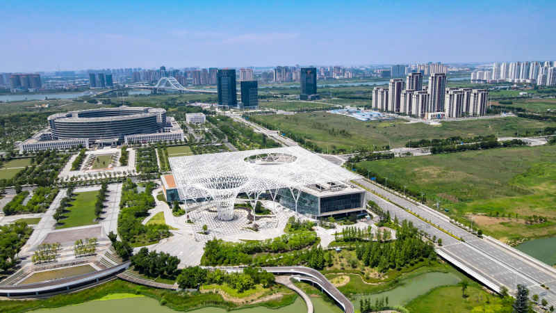 湖北襄阳城市风光旅游景区航拍摄影图 