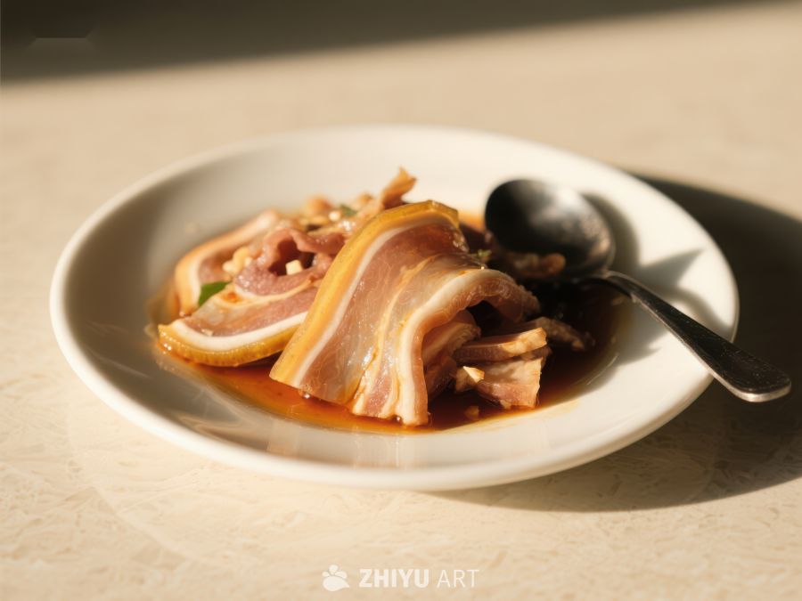 白碗中的美味卤肉 2