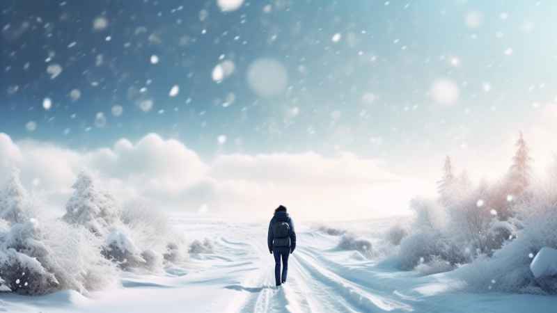 美丽冬季雪景 85