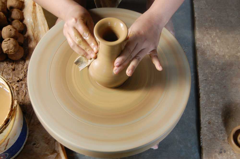 手粘土工艺品陶器