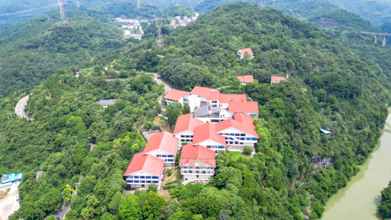 湖北宜昌城市风光航拍摄影图