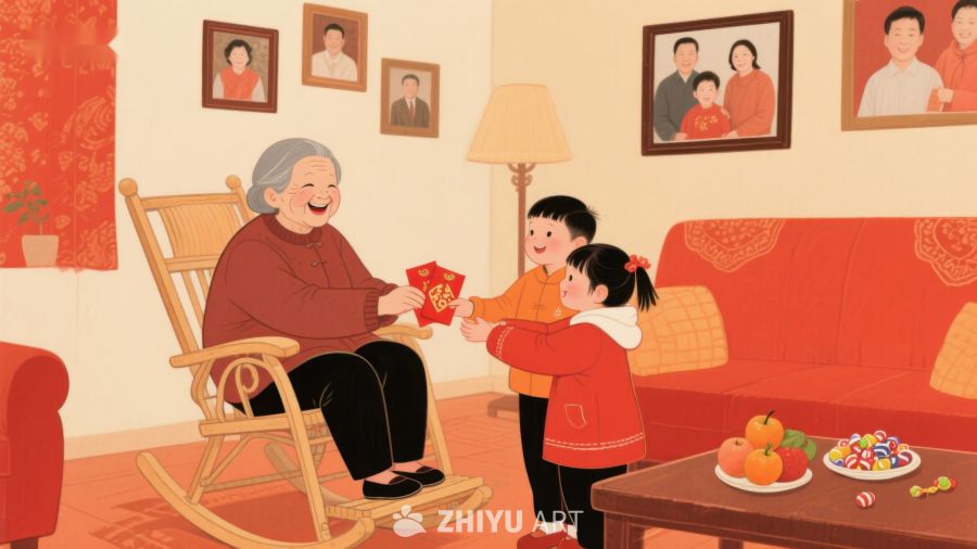 祖孙三代共度温馨春节 142