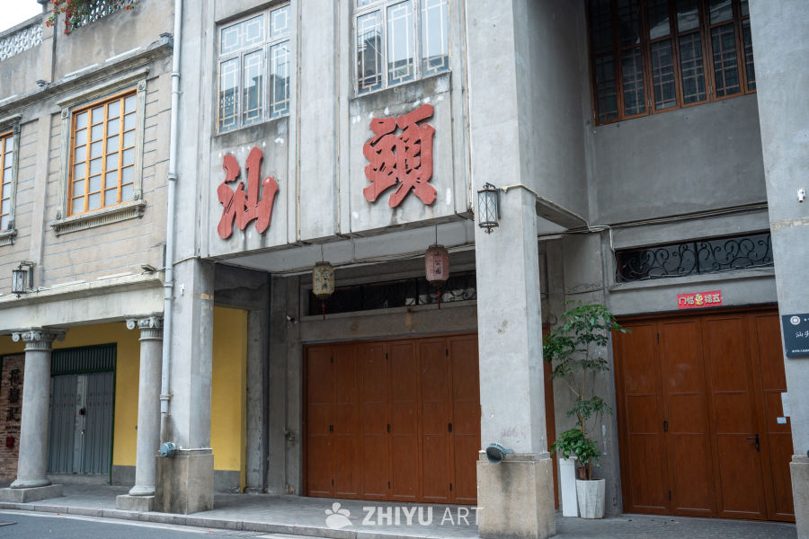 汕头老街的红字建筑