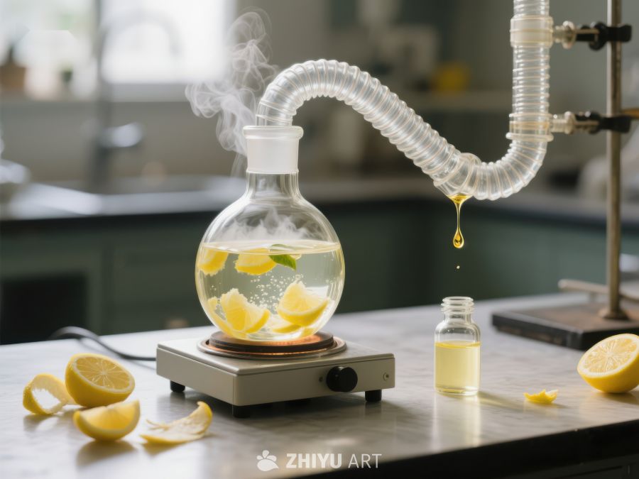柠檬精油提取实验 402