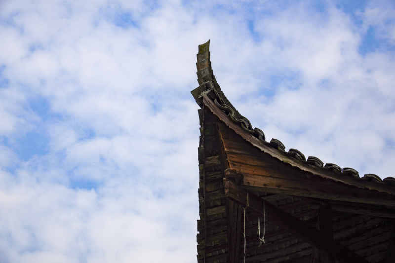 蓝天白云天空摄影图 