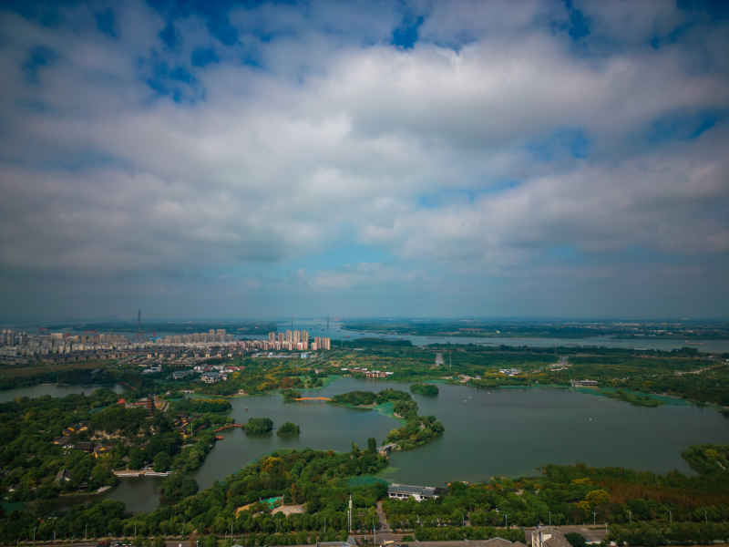 航拍 江苏 镇江 城市 风光