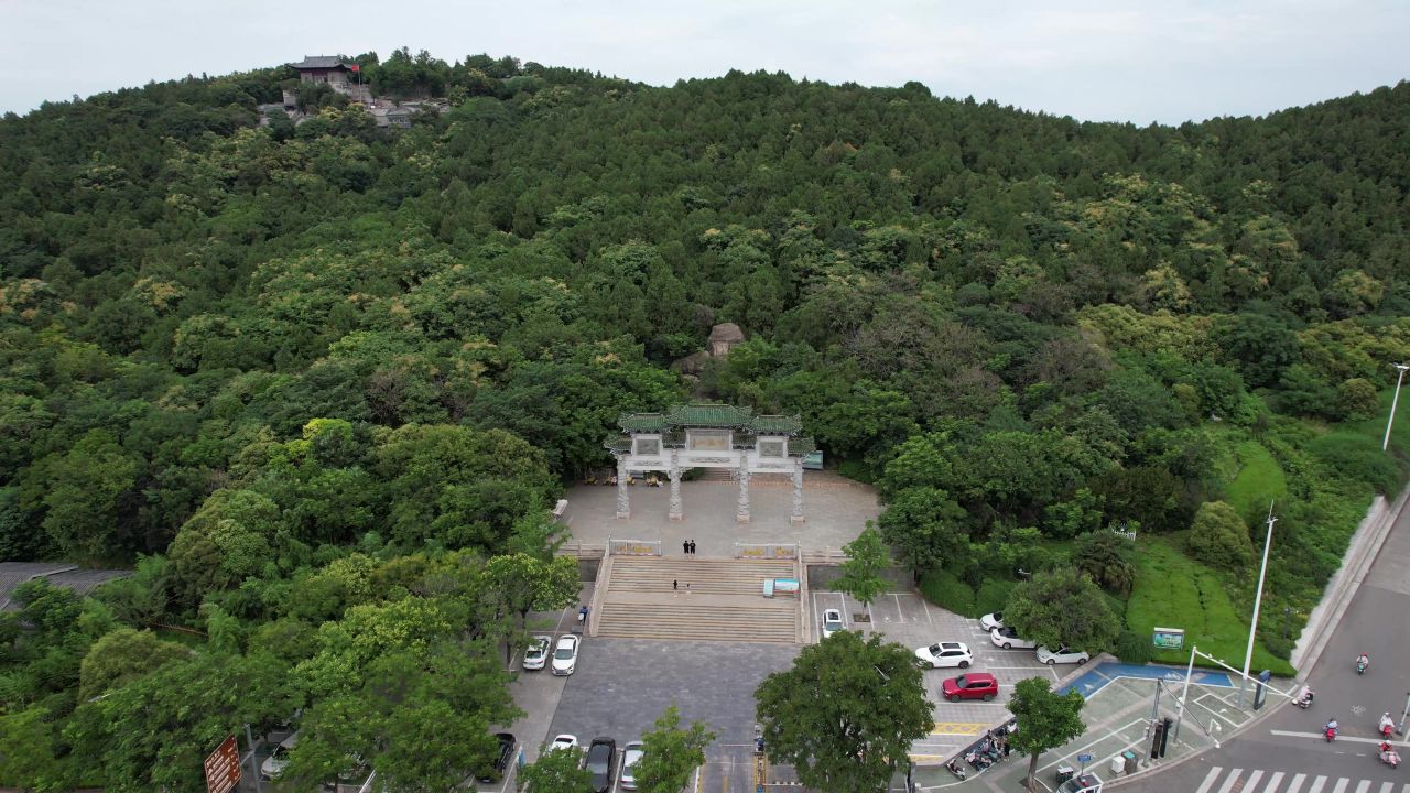 江苏徐州城市风光地标建筑航拍 