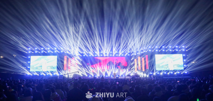 演唱会灯光秀现场