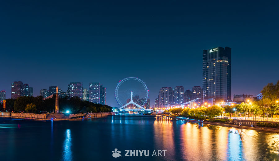 夜晚天津之眼