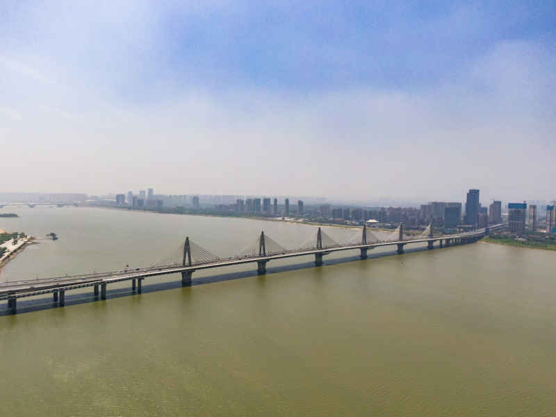 江西南昌城市风光航拍